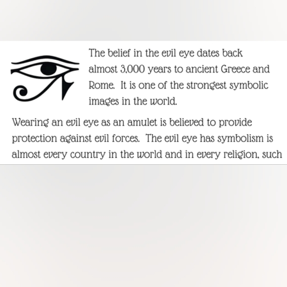 🧿SOLD🧿Evil Eye Protection Citrine Quartz Beads Good Luck Crystals Blue - Picture 14 of 17